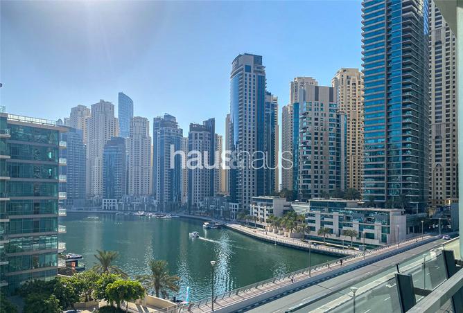 Apartment - 2 Bedrooms - 2 Bathrooms for rent in Silverene Tower A - Silverene - Dubai Marina - Dubai