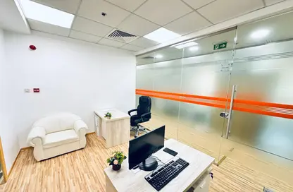 Office Space - Studio - 1 Bathroom for rent in Business Atrium Building - Oud Metha - Bur Dubai - Dubai