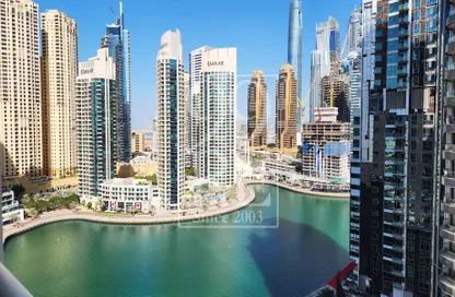 Apartment - 1 Bedroom - 2 Bathrooms for rent in Marina View Tower A - Marina View - Dubai Marina - Dubai