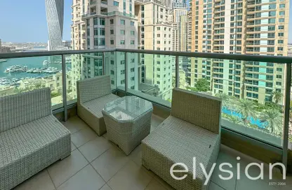 Apartment - 3 Bedrooms - 3 Bathrooms for rent in Al Yass Tower - Emaar 6 Towers - Dubai Marina - Dubai