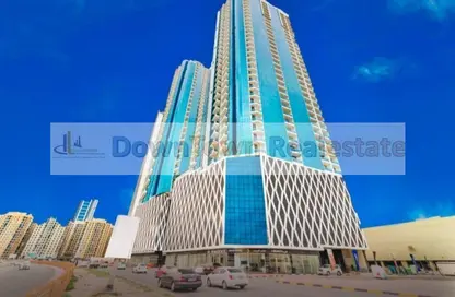 Apartment - 1 Bedroom - 2 Bathrooms for rent in Oasis Tower - Al Rashidiya 1 - Al Rashidiya - Ajman