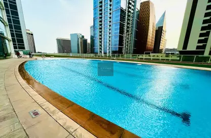 Pool image for: Duplex - 1 Bedroom - 2 Bathrooms for rent in Al Khaleej Al Arabi Street - Al Bateen - Abu Dhabi, Image 1