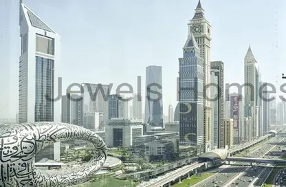 Office Space - Studio - 1 Bathroom for rent in Latifa Tower - Sheikh Zayed Road - Dubai