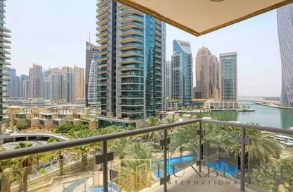 Apartment - 2 Bedrooms - 3 Bathrooms for sale in Al Habtoor Tower - Dubai Marina - Dubai