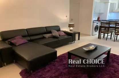 Living / Dining Room image for: Apartment - 1 Bedroom - 2 Bathrooms for sale in Candace Acacia - Azizi Residence - Al Furjan - Dubai, Image 1