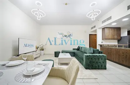 Living / Dining Room image for: Apartment - 1 Bedroom - 1 Bathroom for rent in Executive Towers - Business Bay - Dubai, Image 1