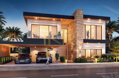 Townhouse - 5 Bedrooms - 6 Bathrooms for sale in Costa Brava 1 - Costa Brava at DAMAC Lagoons - Damac Lagoons - Dubai