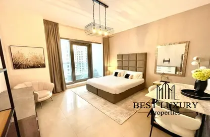 Apartment - Studio - 1 Bathroom for rent in Sparkle Tower 2 - Sparkle Towers - Dubai Marina - Dubai