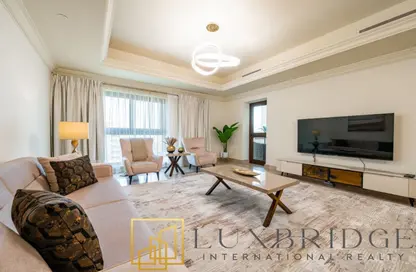 Apartment - 1 Bedroom - 2 Bathrooms for rent in The Fairmont Palm Residence South - The Fairmont Palm Residences - Palm Jumeirah - Dubai