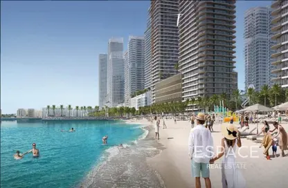 Apartment - 1 Bedroom - 1 Bathroom for sale in Seapoint - EMAAR Beachfront - Dubai Harbour - Dubai