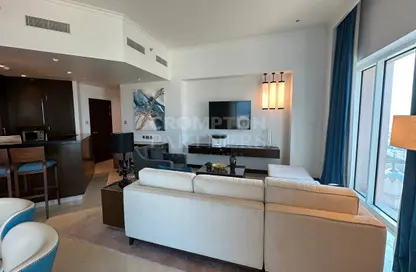 Apartment - 2 Bedrooms - 3 Bathrooms for rent in Fairmont Marina Residences - The Marina - Abu Dhabi