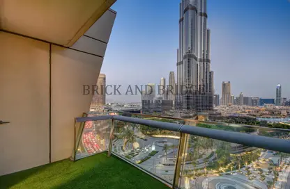 Apartment - 3 Bedrooms - 4 Bathrooms for rent in Burj Vista 1 - Burj Vista - Downtown Dubai - Dubai