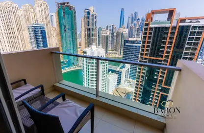 Apartment - 1 Bathroom for rent in The Address Dubai Marina - Dubai Marina - Dubai