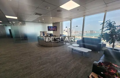 Office Space - Studio - 2 Bathrooms for rent in Al Habtoor Business Tower - Dubai Marina - Dubai