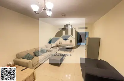 Apartment - 1 Bedroom - 2 Bathrooms for rent in Orient Tower 1 - Orient Towers - Al Bustan - Ajman