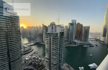 Apartment - 2 Bedrooms - 3 Bathrooms for rent in Al Habtoor Tower - Dubai Marina - Dubai