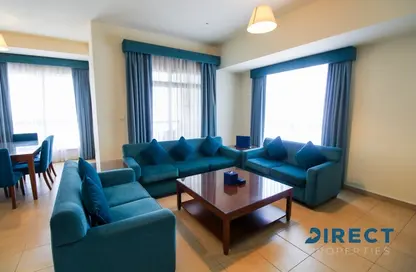 Apartment - 2 Bedrooms - 3 Bathrooms for rent in Roda Amwaj Suites - Amwaj - Jumeirah Beach Residence - Dubai