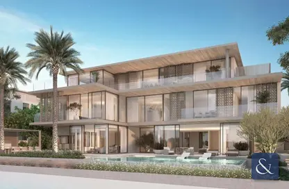 Villa - 6 Bedrooms for sale in Palm Jebel Ali- Frond P - Palm Jebel Ali - Dubai