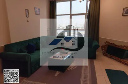 Apartment - 1 Bedroom - 2 Bathrooms for rent in Orient Tower 1 - Orient Towers - Al Bustan - Ajman