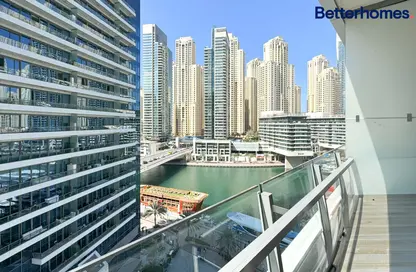 Apartment - 1 Bathroom for sale in Silverene Tower B - Silverene - Dubai Marina - Dubai