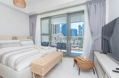 Apartment - Studio - 1 Bathroom for rent in 29 Burj Boulevard Podium - 29 Burj Boulevard - Downtown Dubai - Dubai