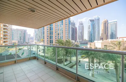 Apartment - 2 Bedrooms - 2 Bathrooms for rent in Al Yass Tower - Emaar 6 Towers - Dubai Marina - Dubai