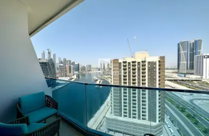 Apartment - Studio - 1 Bathroom for rent in Waves Tower - Business Bay - Dubai