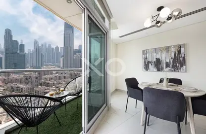 Apartment - 1 Bedroom - 2 Bathrooms for rent in Burj Views A - Burj Views - Downtown Dubai - Dubai