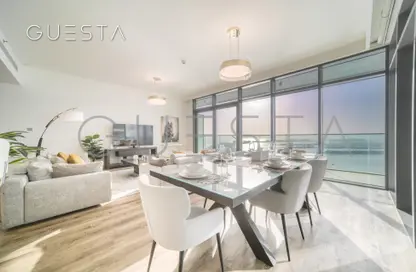 Apartment - 3 Bedrooms - 4 Bathrooms for rent in Beach Vista - EMAAR Beachfront - Dubai Harbour - Dubai