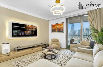 Apartment - 1 Bedroom - 2 Bathrooms for rent in Boulevard Point - Downtown Dubai - Dubai