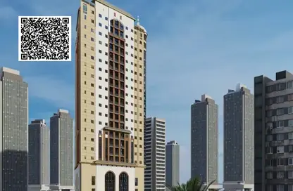 Apartment - 1 Bedroom - 2 Bathrooms for sale in Nuaimia Two Tower - Al Nuaimiya - Ajman