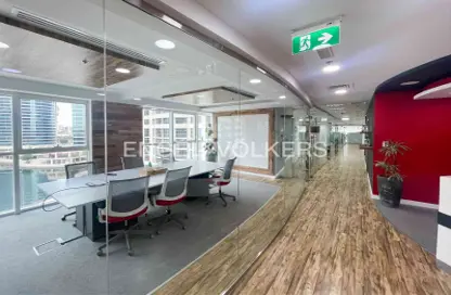 Office Space - Studio - 1 Bathroom for rent in Swiss Tower - JLT Cluster Y - Jumeirah Lake Towers - Dubai