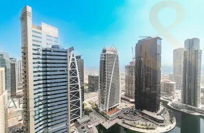 Apartment - 2 Bedrooms - 3 Bathrooms for rent in Al Shera Tower - JLT Cluster E - Jumeirah Lake Towers - Dubai