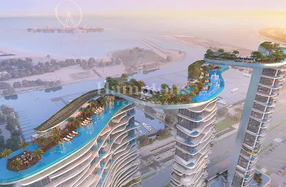 Apartment - 1 Bedroom - 2 Bathrooms for sale in Tower C - Damac Bay - Dubai Harbour - Dubai