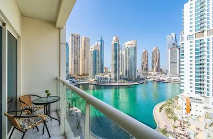 Apartment - 1 Bedroom - 1 Bathroom for rent in Marina View Tower A - Marina View - Dubai Marina - Dubai