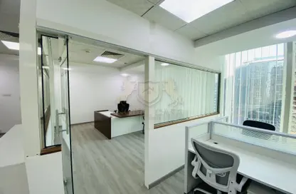 Office Space - Studio - 1 Bathroom for rent in The Prism - Business Bay - Dubai