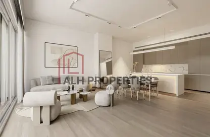 Living / Dining Room image for: Townhouse - 2 Bedrooms - 3 Bathrooms for sale in Mag 22 - Meydan - Dubai, Image 1