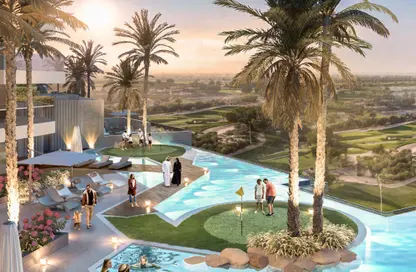 Apartment - 2 Bedrooms - 2 Bathrooms for sale in Golf Greens 1 - Tower B - Golf Greens - DAMAC Hills - Dubai