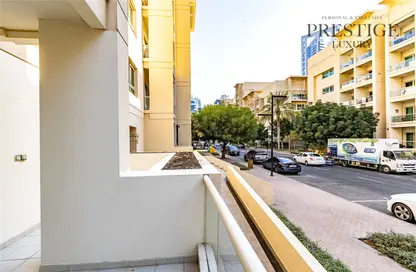 Apartment - 1 Bedroom - 2 Bathrooms for rent in Al Dhafra - Greens - Dubai