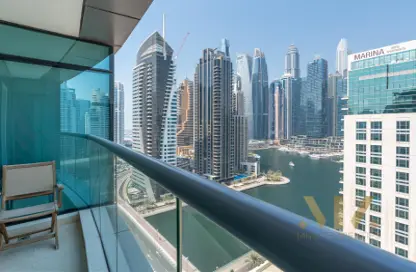 Apartment - 2 Bedrooms - 3 Bathrooms for rent in Trident Bayside - Dubai Marina - Dubai