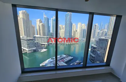 Apartment - 1 Bedroom - 2 Bathrooms for rent in Silverene Tower B - Silverene - Dubai Marina - Dubai