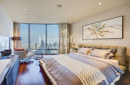 صورة لـ غرفة- غرفة النوم شقة - غرفة نوم - 2 حمامات للبيع في برج خليفة - برج خليفة - دبي وسط المدينة - دبي ، صورة رقم 1
