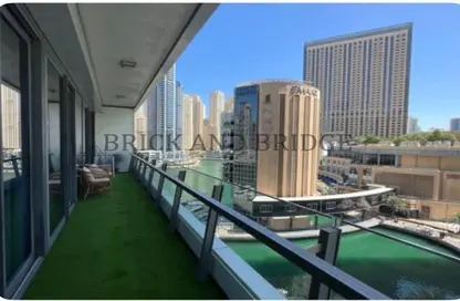 Apartment - 2 Bedrooms - 2 Bathrooms for rent in Silverene Tower B - Silverene - Dubai Marina - Dubai