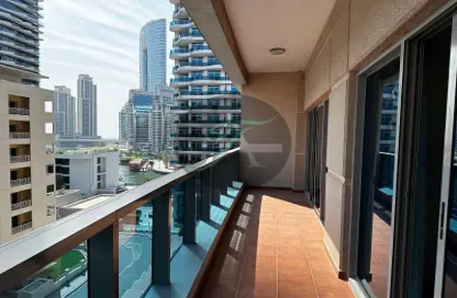 Apartment - 1 Bedroom - 2 Bathrooms for rent in Zumurud Tower - Dubai Marina - Dubai