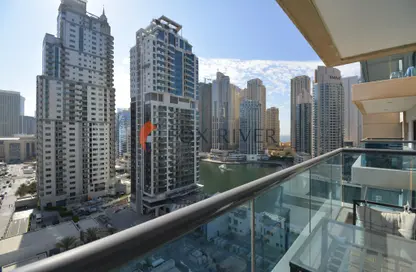 Apartment - 1 Bedroom - 2 Bathrooms for rent in Time Place Tower - Dubai Marina - Dubai