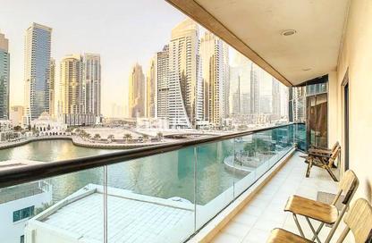 Apartment - 2 Bedrooms - 3 Bathrooms for rent in Time Place Tower - Dubai Marina - Dubai