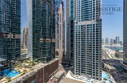 Apartment - 1 Bedroom - 2 Bathrooms for sale in Marina Heights - Dubai Marina - Dubai