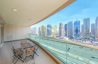 Apartment - 3 Bedrooms - 4 Bathrooms for rent in Marina Mansions - Dubai Marina - Dubai