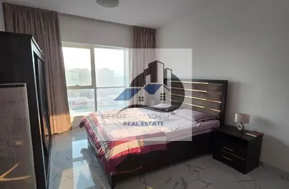 Apartment - 1 Bedroom - 2 Bathrooms for rent in Oasis Tower - Al Rashidiya 1 - Al Rashidiya - Ajman