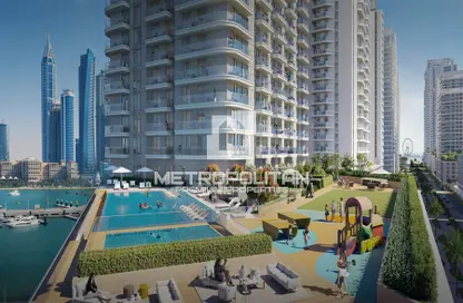 Apartment - 3 Bedrooms - 4 Bathrooms for sale in Beachgate by Address - EMAAR Beachfront - Dubai Harbour - Dubai